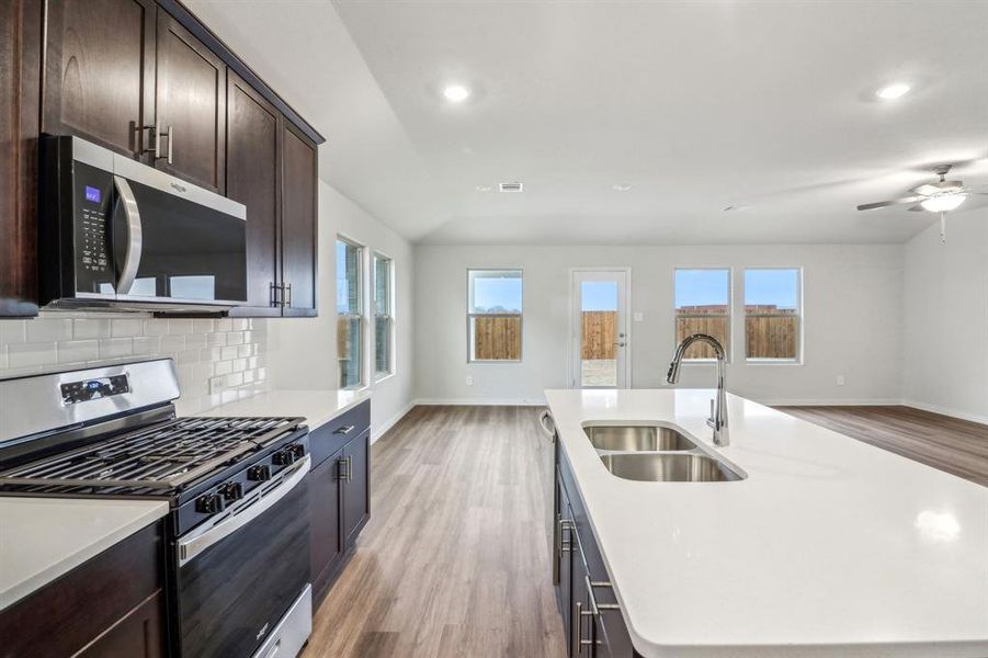 Photo is not of the actual home, but is an inspirational photo of builder’s model home and may depict options, furnishings, and/or decorator features that are not included.