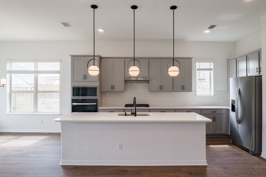 Furnished interior view inside a new home in Whitewing Trails, Princeton (Image 6).