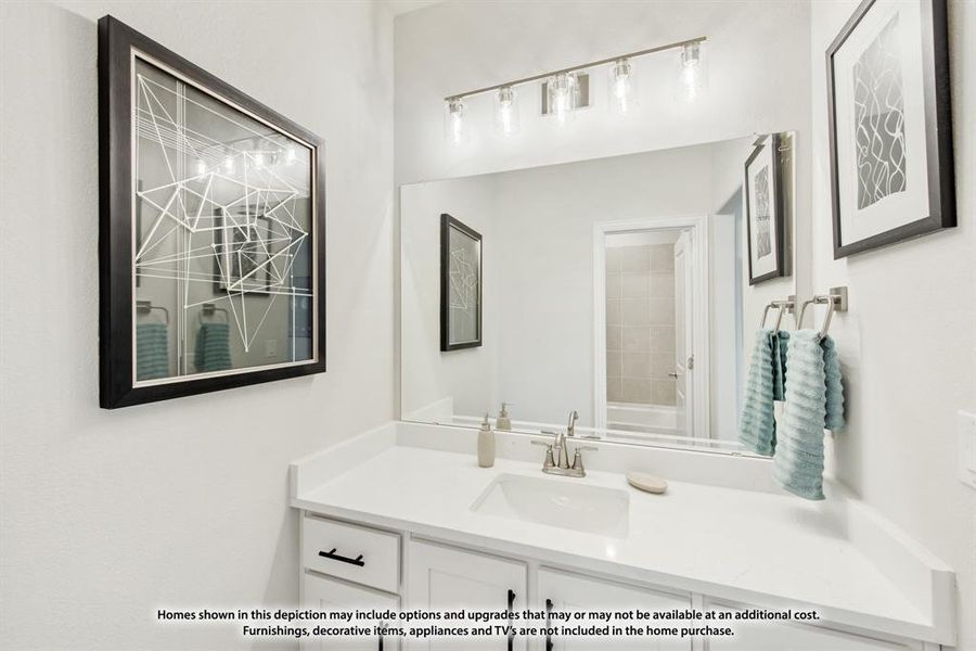 Furnished interior view inside a new home in Parks at Panchasarp Farms, Burleson (Image 24). Furnished interior view inside a new home in Parks at Panchasarp Farms, Burleson (Image 24).