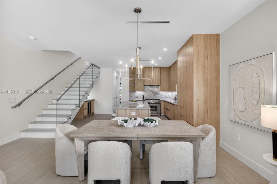 Furnished interior view inside a new home in , Fort Lauderdale (Image 5).