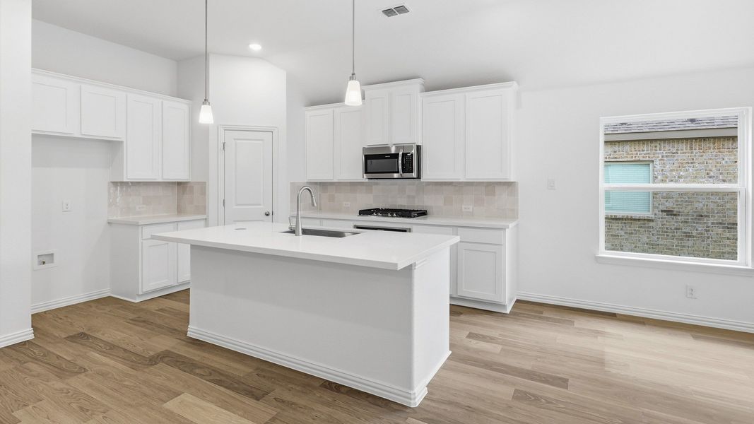 Furnished interior view inside a new home in Anna Ranch, Anna (Image 17).
