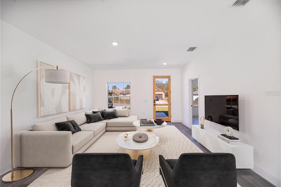 Furnished interior view inside a new home in , Citrus Springs (Image 13). Furnished interior view inside a new home in , Citrus Springs (Image 13).