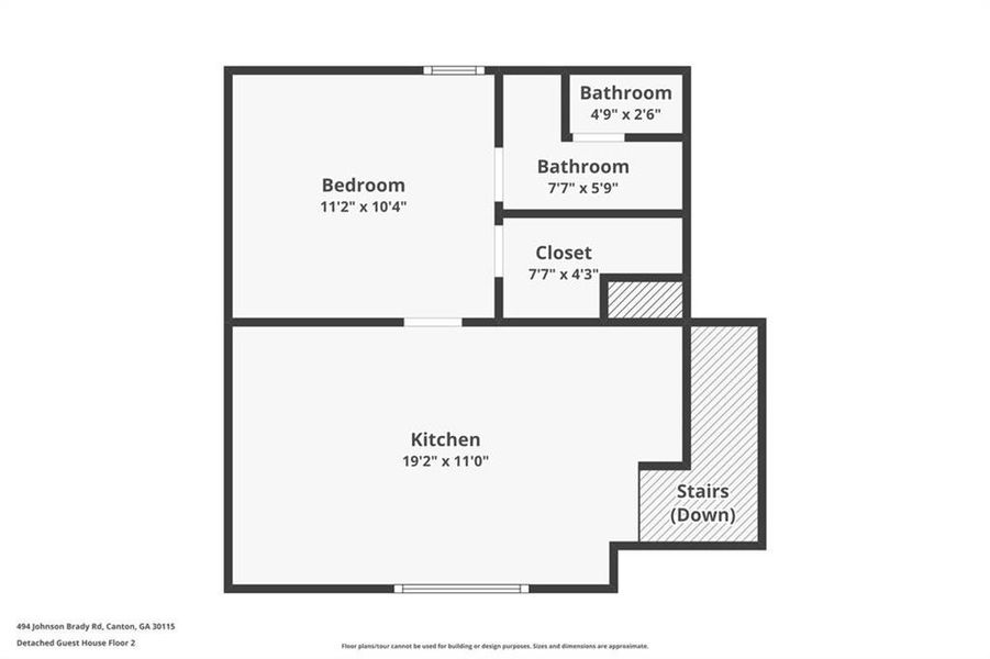 2D floor plan layout of this home in , Canton, GA (Image 42).