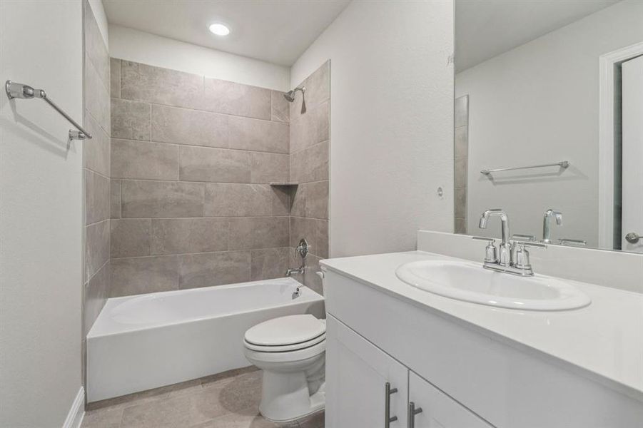 Photo is not of the actual home, but is an inspirational photo of builder’s model home and may depict options, furnishings, and/or decorator features that are not included.