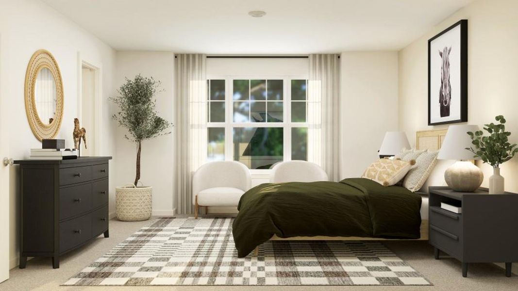 Furnished interior view inside a new home in Deer Valley, Canton (Image 22).