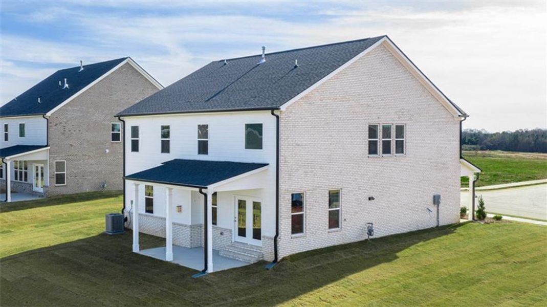 Exterior details and patio area of a home in Westland, Bogart (Image 3).