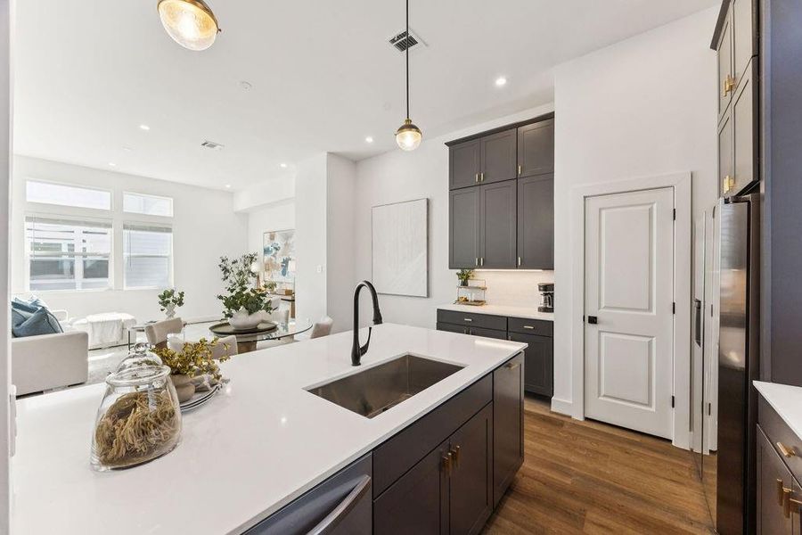 Furnished interior view inside a new home in , Houston (Image 24).