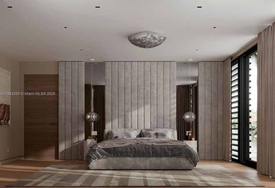 Furnished interior view inside a new home in , Fort Lauderdale (Image 3).