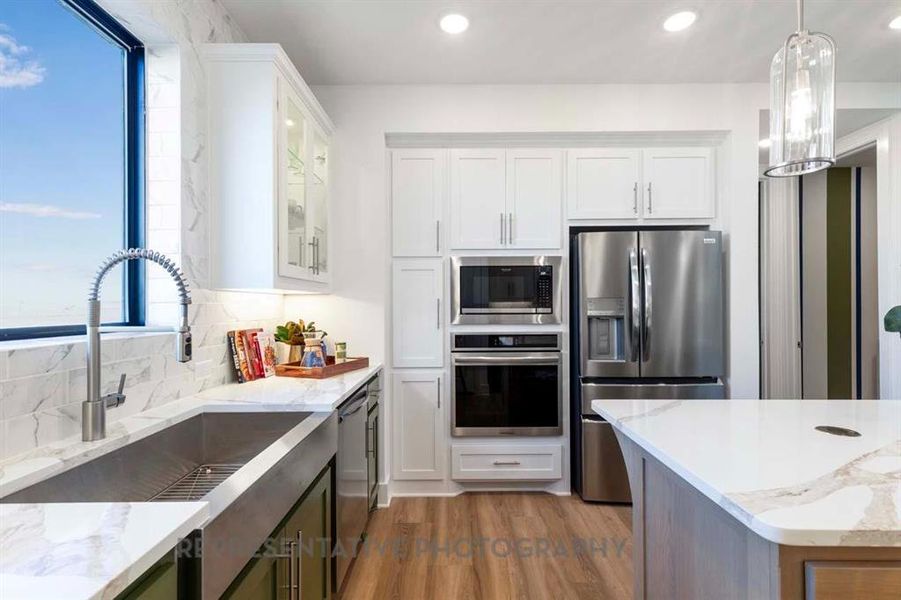 Furnished interior view inside a new home in Aster Park: 40ft. lots, McKinney (Image 32).