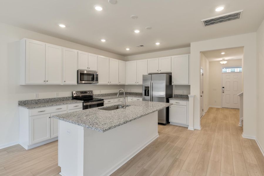Furnished interior view inside a new home in The Landings at Montague, Goose Creek (Image 12).