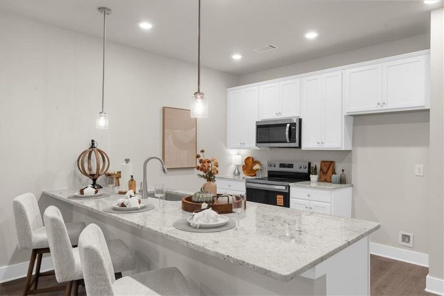 Furnished interior view inside a new home in , Dawsonville (Image 10).