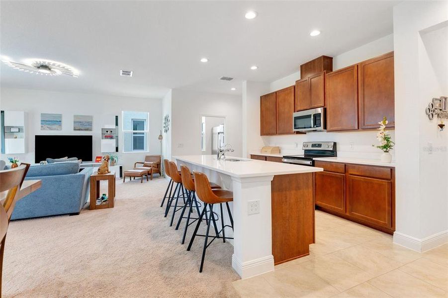 Furnished interior view inside a new home in , Clermont (Image 12).