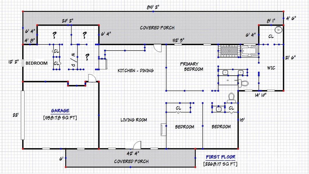 2D floor plan layout of this home in , Lenoir, NC (Image 5).