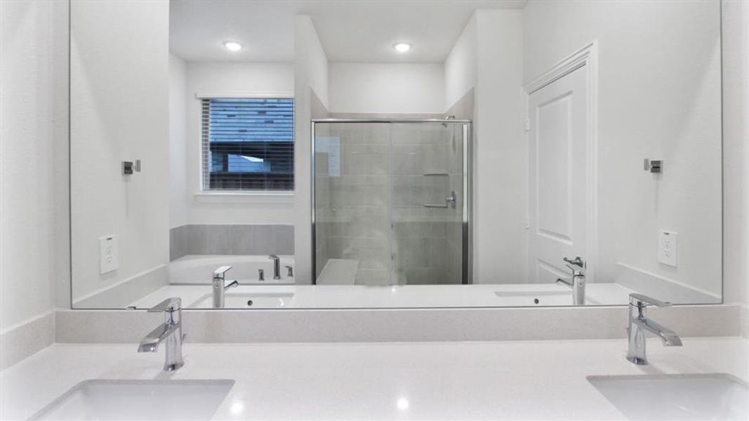 Furnished interior view inside a new home in The Landing at Hidden Lakes, McKinney (Image 4).