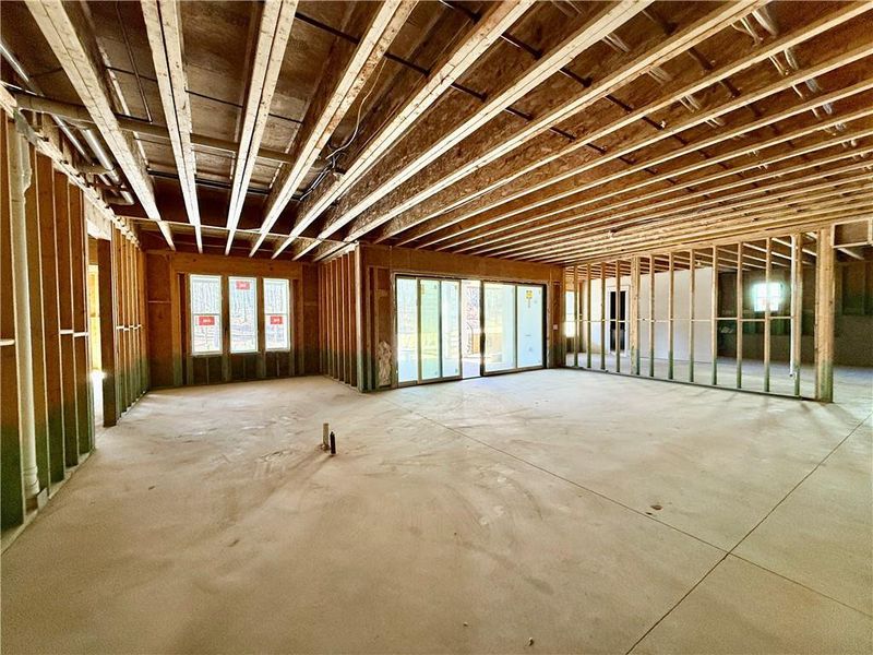 In-progress construction of a new home in , Flowery Branch, GA (Image 24).