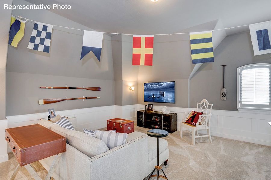 Representative furnished interior of a home built from the Downton Abbey by Grand Homes in Grand Oaks, Celina (Image 29).