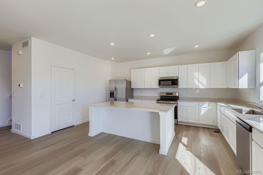 Furnished interior view inside a new home in Eastcreek Farm: The Camden Collection, Thornton (Image 6).