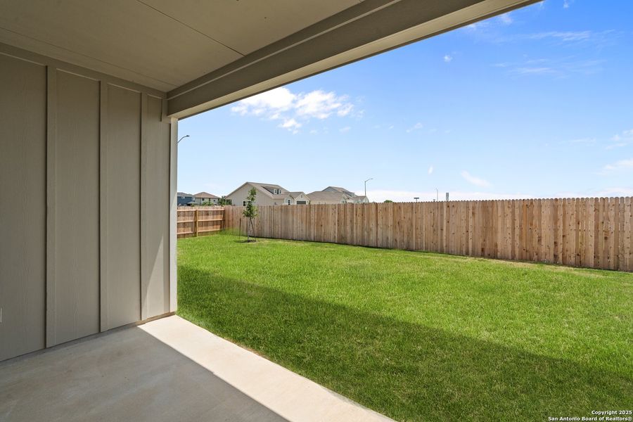Front exterior of a new home in Weltner Farms 50’s, New Braunfels, TX, highlighting curb appeal (Image 21). Front exterior of a new home in Weltner Farms 50’s, New Braunfels, TX, highlighting curb appeal (Image 21).