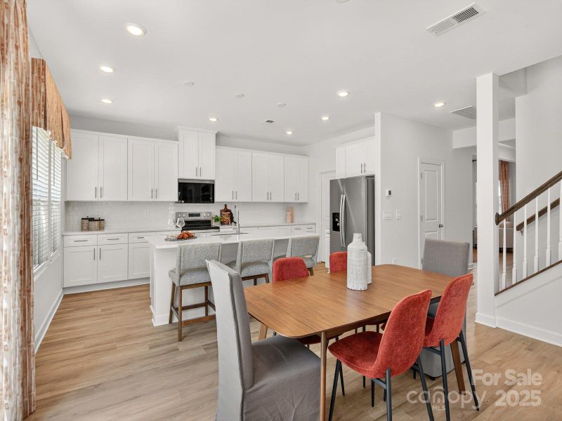 Furnished interior view inside a new home in Nelson's Creek, Mocksville (Image 10). Furnished interior view inside a new home in Nelson's Creek, Mocksville (Image 10).