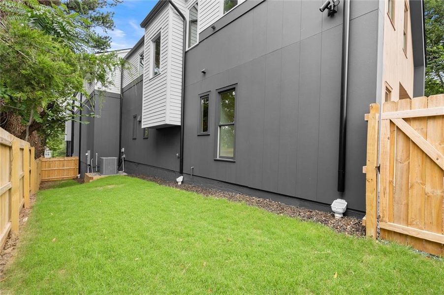 Exterior details and patio area of a home in , Atlanta (Image 33).