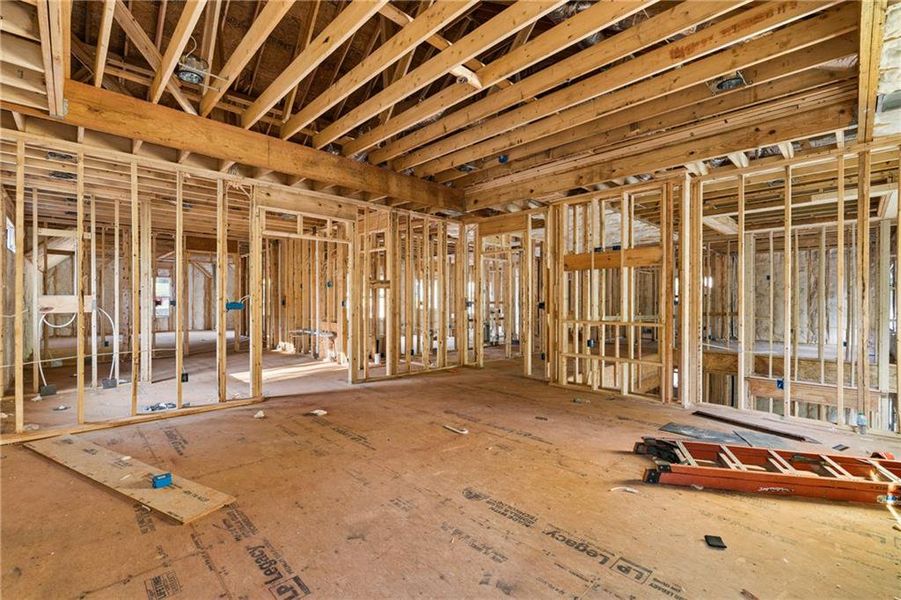 In-progress construction of a new home in , Hoschton, GA (Image 30).