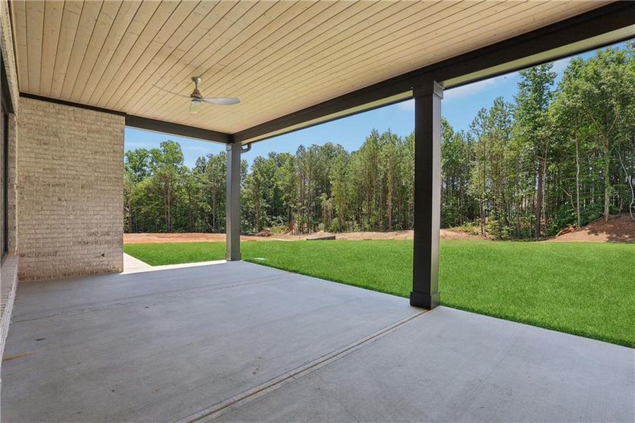 Exterior details and patio area of a home in , Braselton (Image 63).