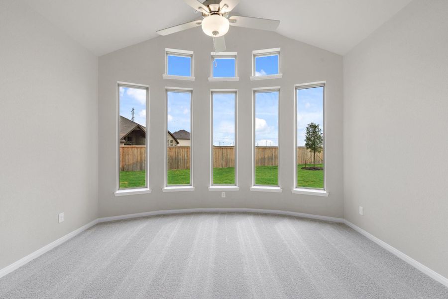 Spacious, unfurnished interior of a new home in Bridgeland, Cypress (Image 29).