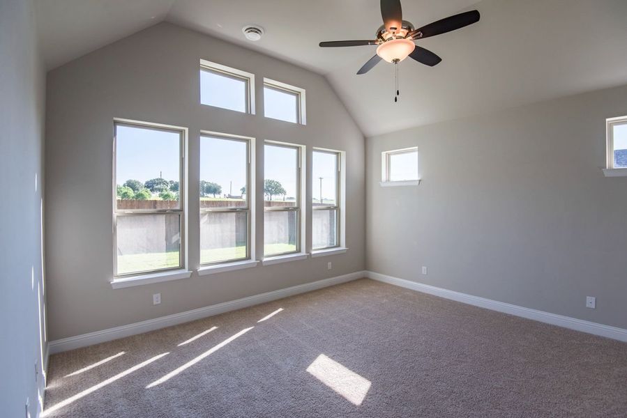 Representative unfurnished interior of a home built from the Washington II by Windmiller Custom Homes in The Highlands, Northlake (Image 17). Representative unfurnished interior of a home built from the Washington II by Windmiller Custom Homes in The Highlands, Northlake (Image 17).