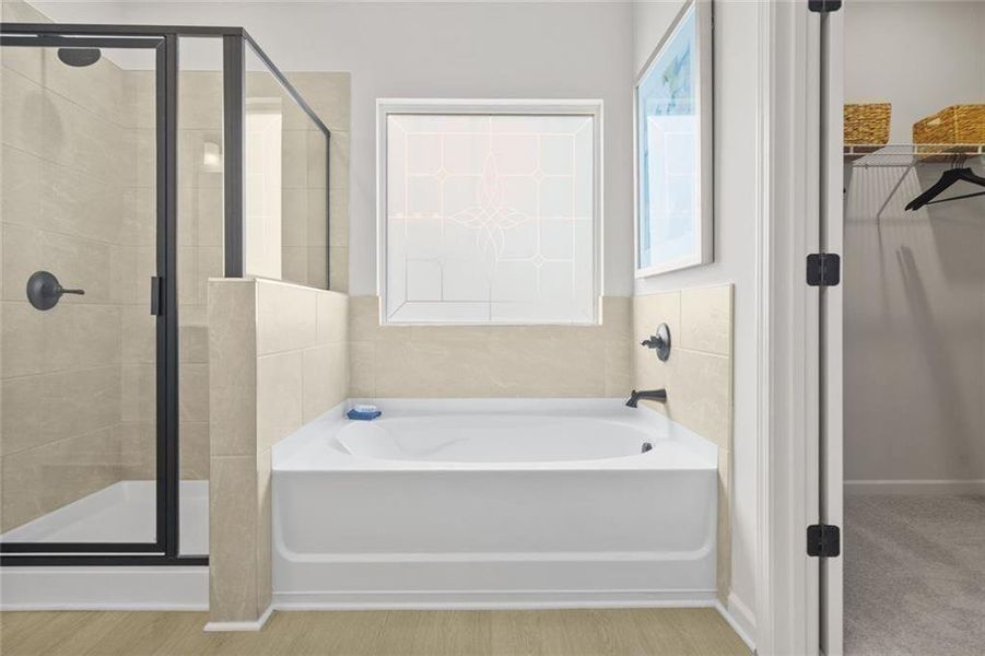 Furnished interior view inside a new home in Summerfield Place, Carrollton (Image 32).