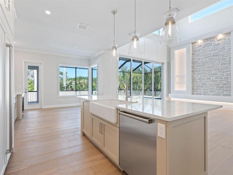 Furnished interior view inside a new home in , Sarasota (Image 50).