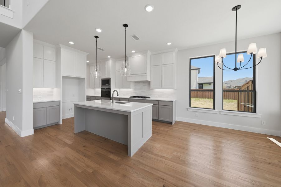 Furnished interior view inside a new home in Hillside Village, Celina (Image 8).