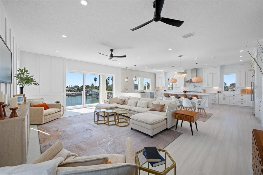 Furnished interior view inside a new home in , Treasure Island (Image 14).
