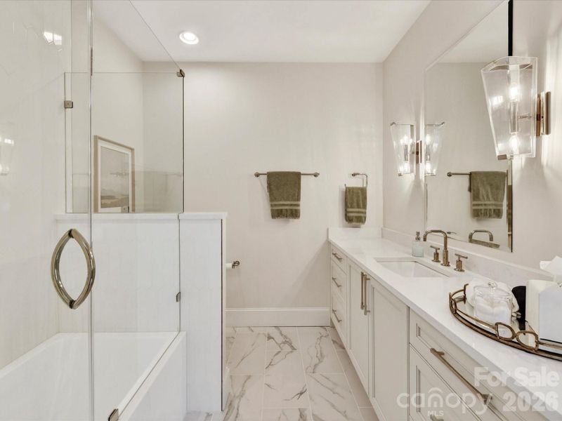 Furnished interior view inside a new home in , Charlotte (Image 35).