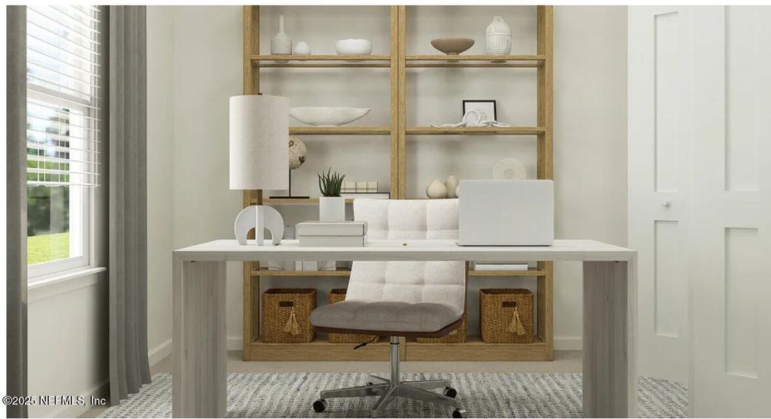 Furnished interior view inside a new home in Tributary: Tributary Royal Collection, Yulee (Image 9).