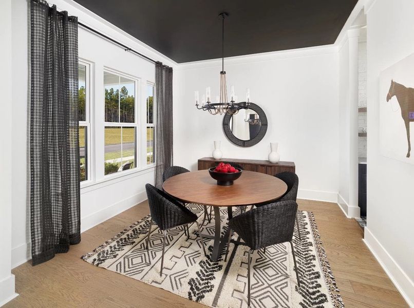 Representative furnished interior of a home built from the Witherbee by Ashton Woods in Midtown at Nexton, Summerville (Image 10).