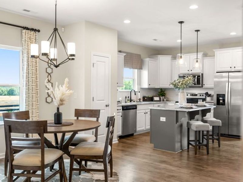 Representative furnished interior of a home built from the Somerset by True Homes in Swaim Meadows, Winston-Salem (Image 6).