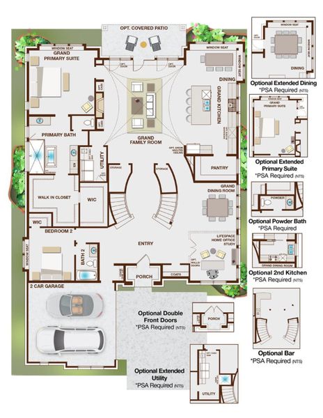 2D floor plan layout for the Downton Abbey Estate by Grand Homes in Silverleaf Estates in Frisco, Frisco, TX (Image 3). 2D floor plan layout for the Downton Abbey Estate by Grand Homes in Silverleaf Estates in Frisco, Frisco, TX (Image 3).