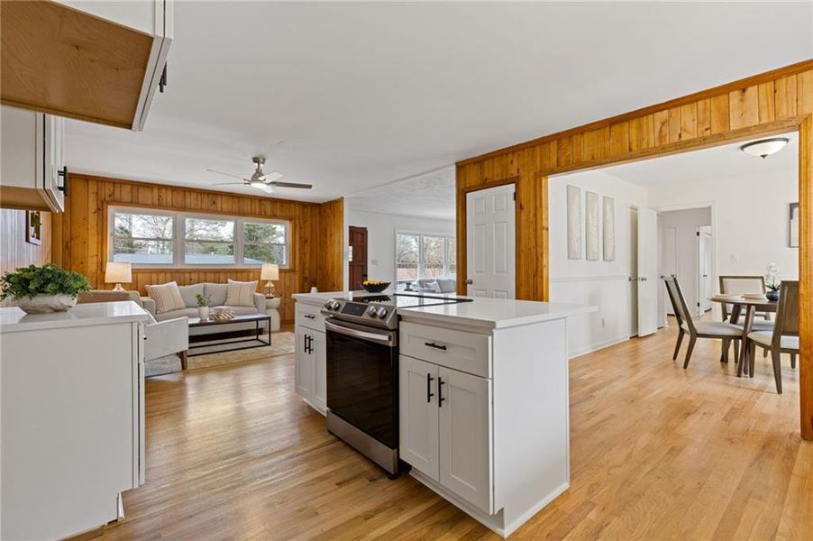 Furnished interior view inside a new home in , Marietta (Image 36).