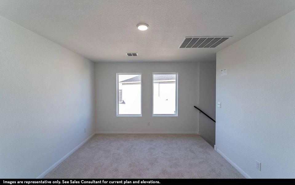 Spacious, unfurnished interior of a new home in Caney Mills, Conroe (Image 11).