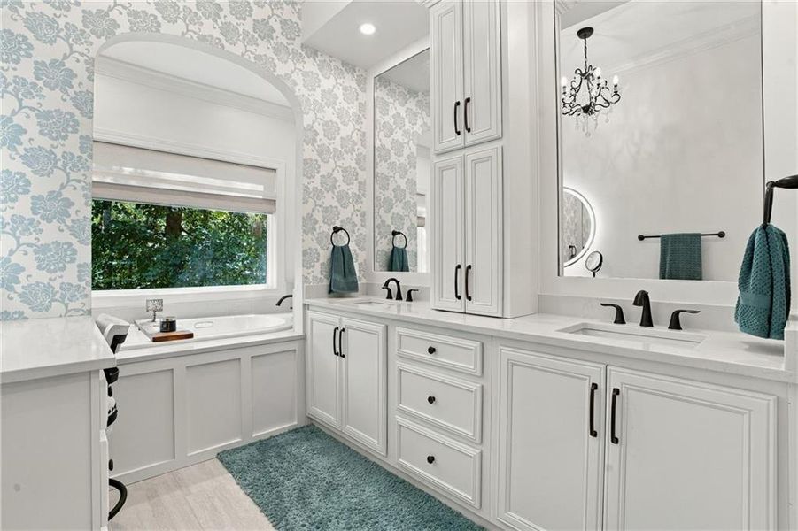 Furnished interior view inside a new home in , Auburn (Image 16).