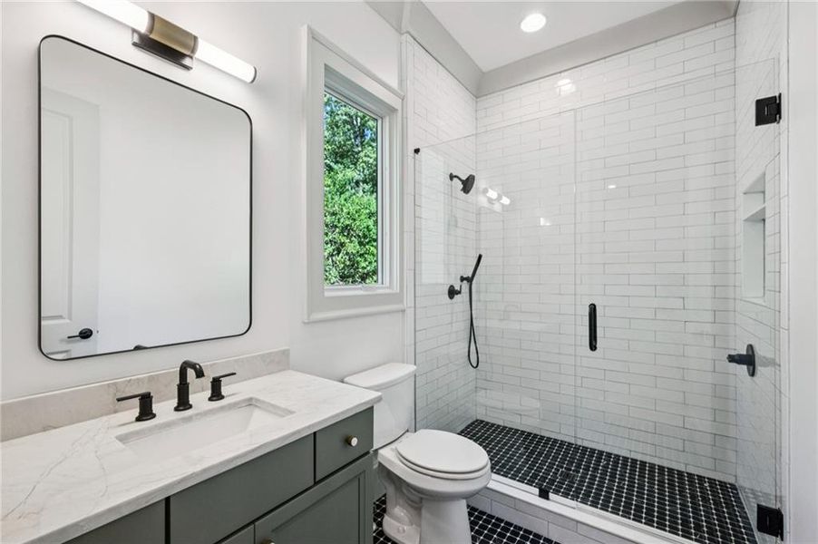 Furnished interior view inside a new home in , Atlanta (Image 11). Furnished interior view inside a new home in , Atlanta (Image 11).