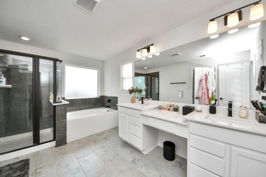 Furnished interior view inside a new home in , Cypress (Image 43).