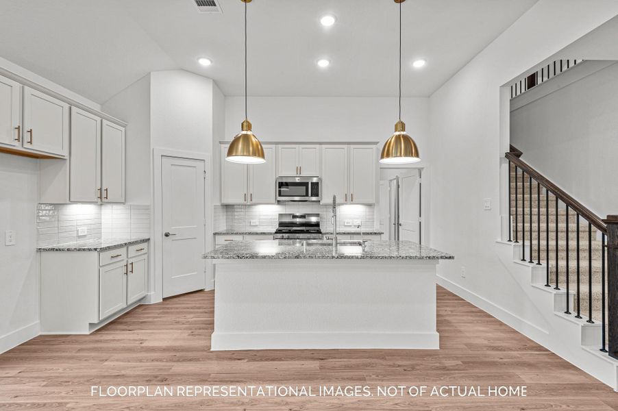 Furnished interior view inside a new home in Sorella, Tomball (Image 9).