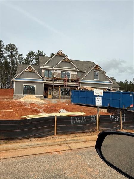 In-progress construction of a new home in Spring Creek, Monroe, GA (Image 2).