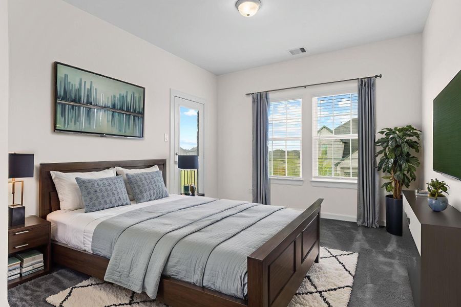 *Photo is Virtually Staged* Wonderful guest bedroom with its own private balcony! *Photo is Virtually Staged* Wonderful guest bedroom with its own private balcony!