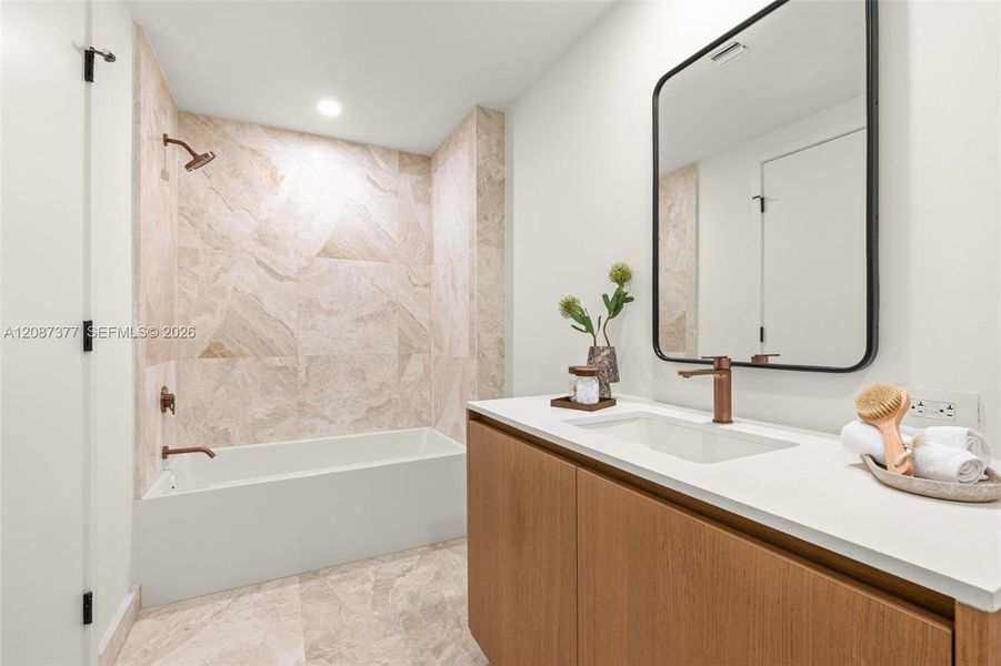 Furnished interior view inside a new home in , Bay Harbor Islands (Image 17).