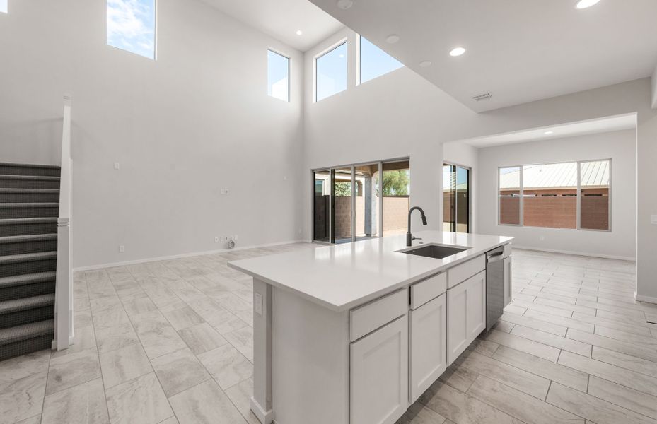 Furnished interior view inside a new home in Legado West, Queen Creek (Image 15).