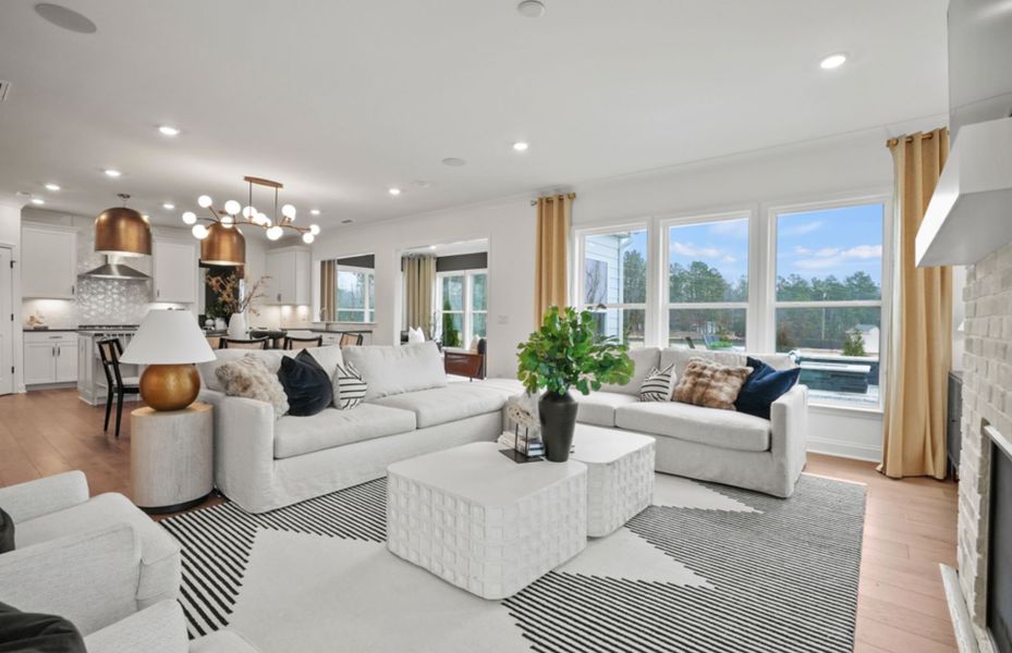 Furnished interior view inside a new home in Kinsdale, Lancaster (Image 8). Furnished interior view inside a new home in Kinsdale, Lancaster (Image 8).