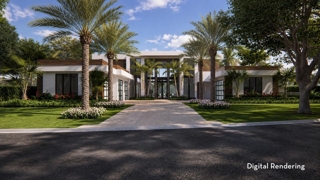 Front Elevation - Digital Rendering Front Elevation - Digital Rendering