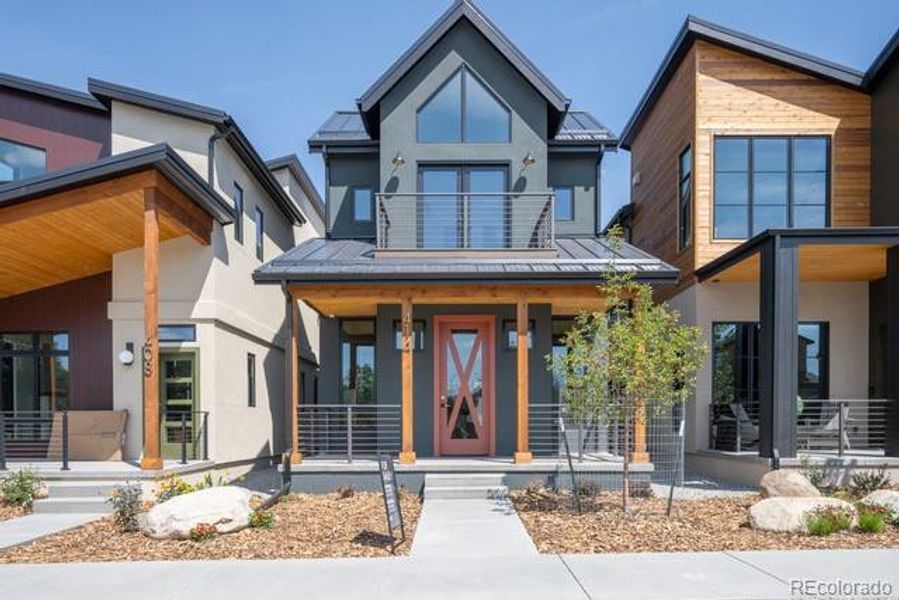 Front exterior of a new home in , Buena Vista, CO, highlighting curb appeal (Image 22).